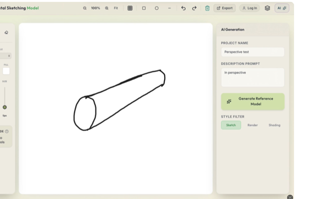 Application Plain Sketch
